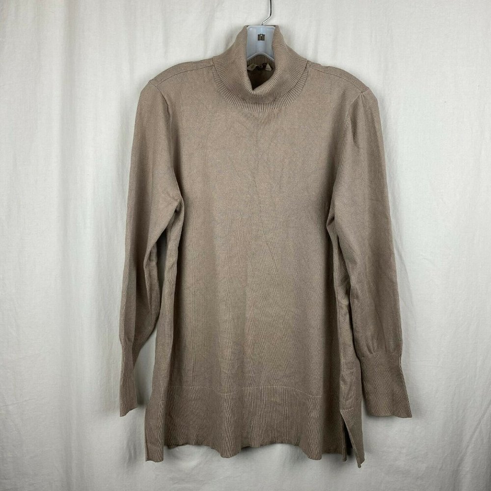 Soft Surroundings light brown turtleneck - XL